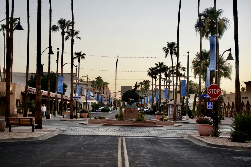 Scottsdale's old town Scottsdale Arizona USA 